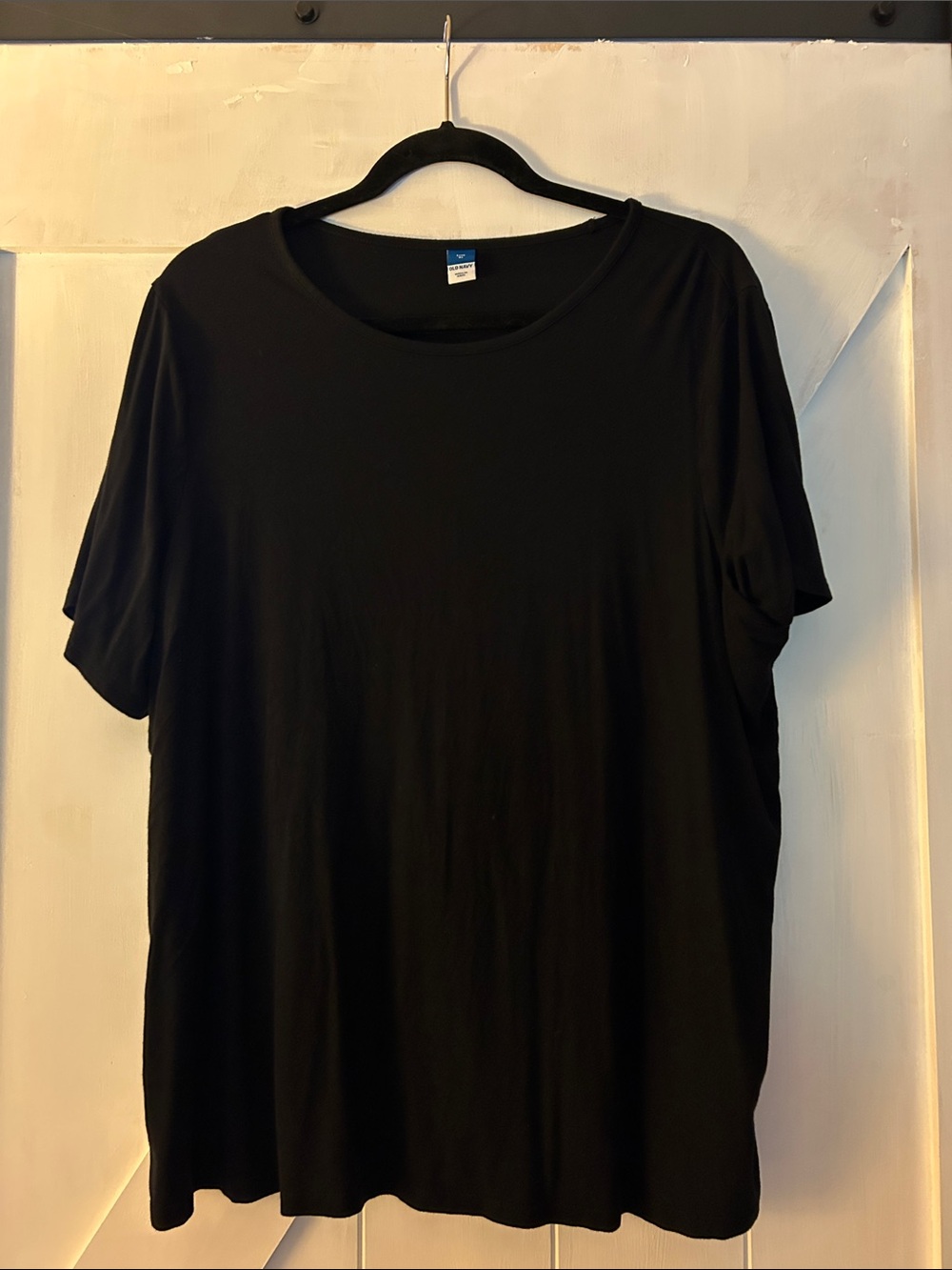 Old Navy Black Short-Sleeve Crewneck Tee